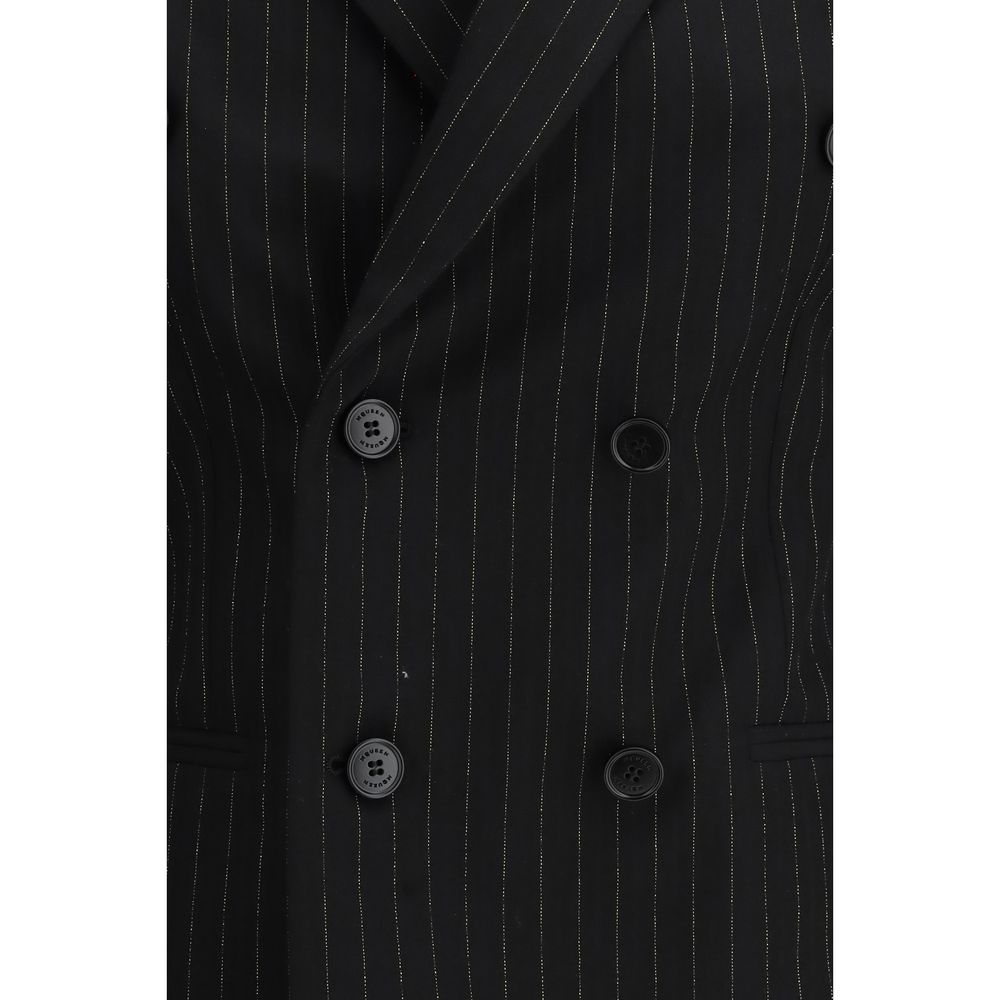 Alexander McQueen Schwarzer Wollblazer