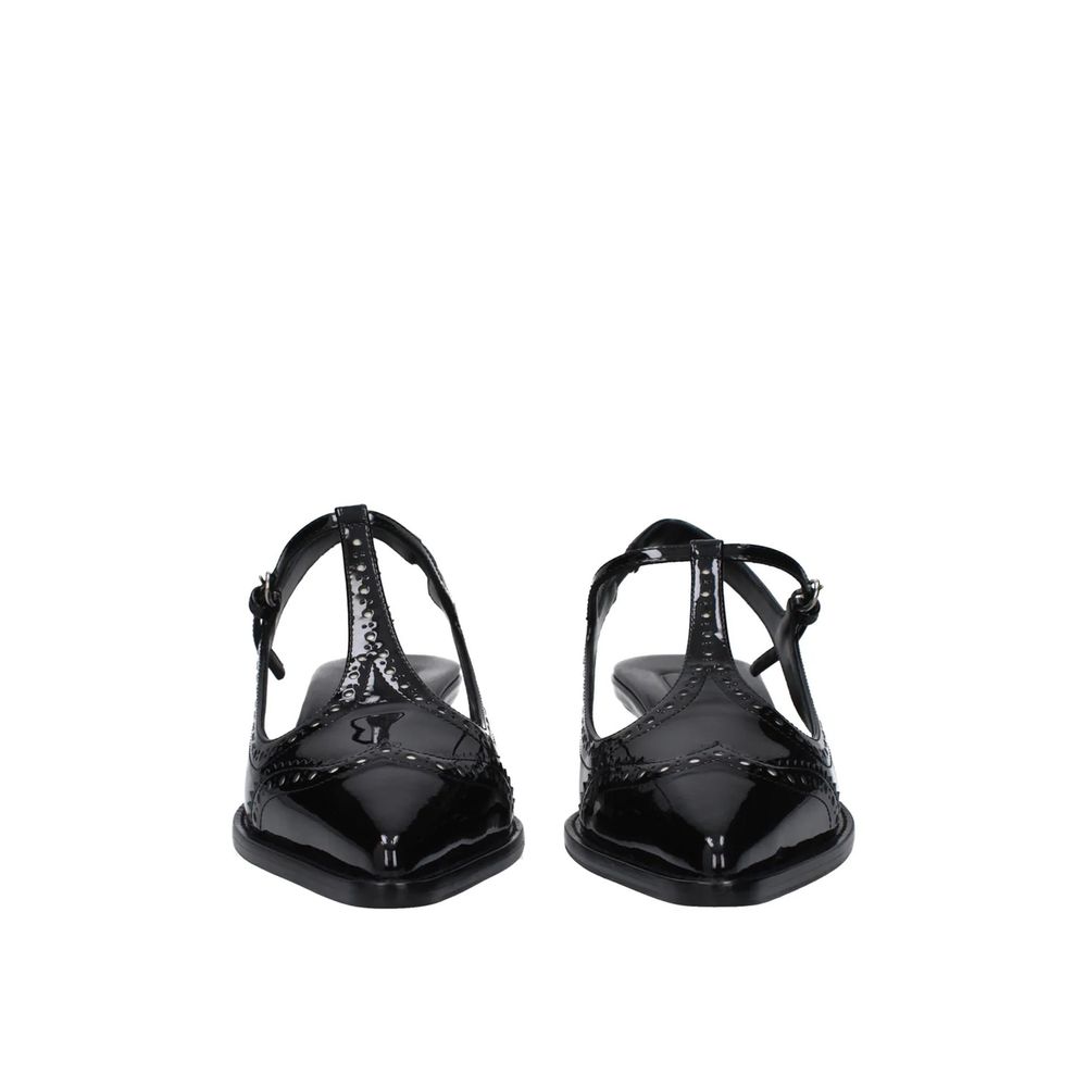 Miu Miu Schwarze Pumps aus Kalbsleder mit mittlerem Absatz