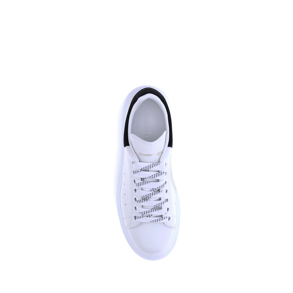 Alexander McQueen Bos Taurus Calfskin Platform Sneakers – White