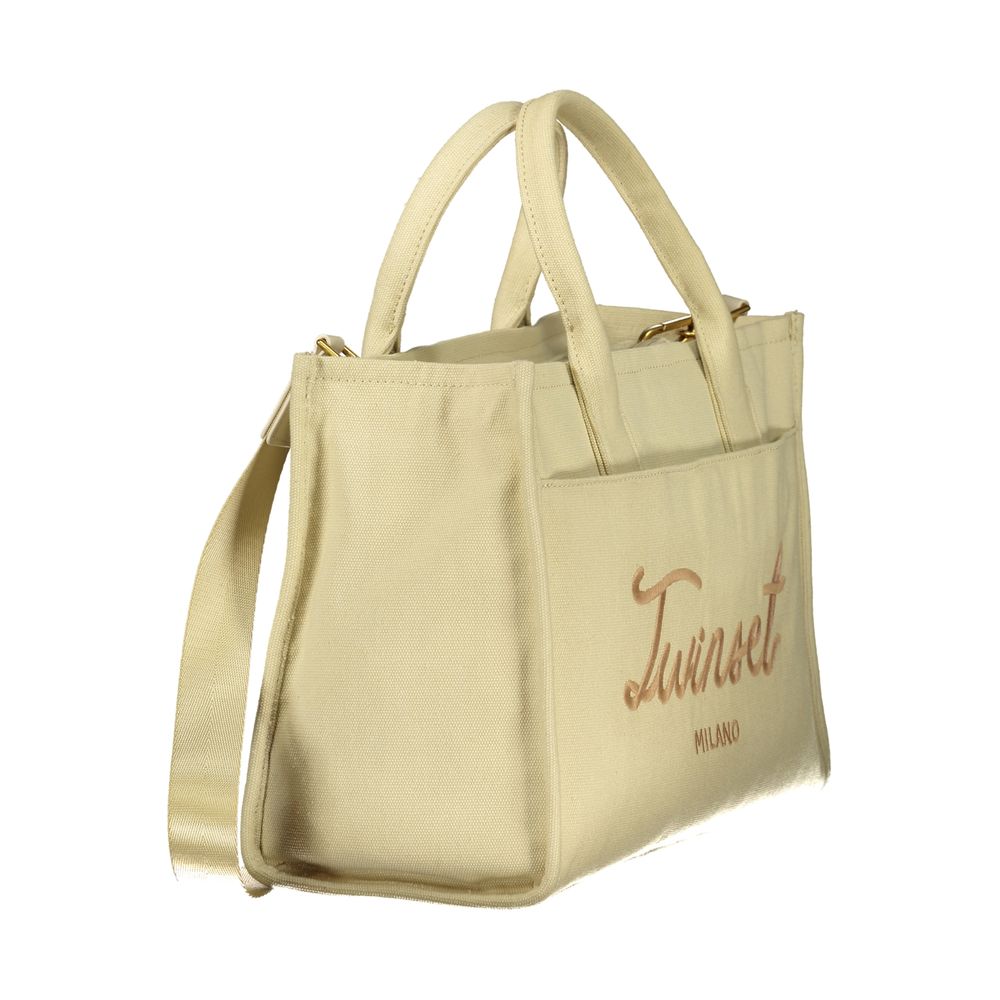 Twinset Beige Baumwoll-Damentasche