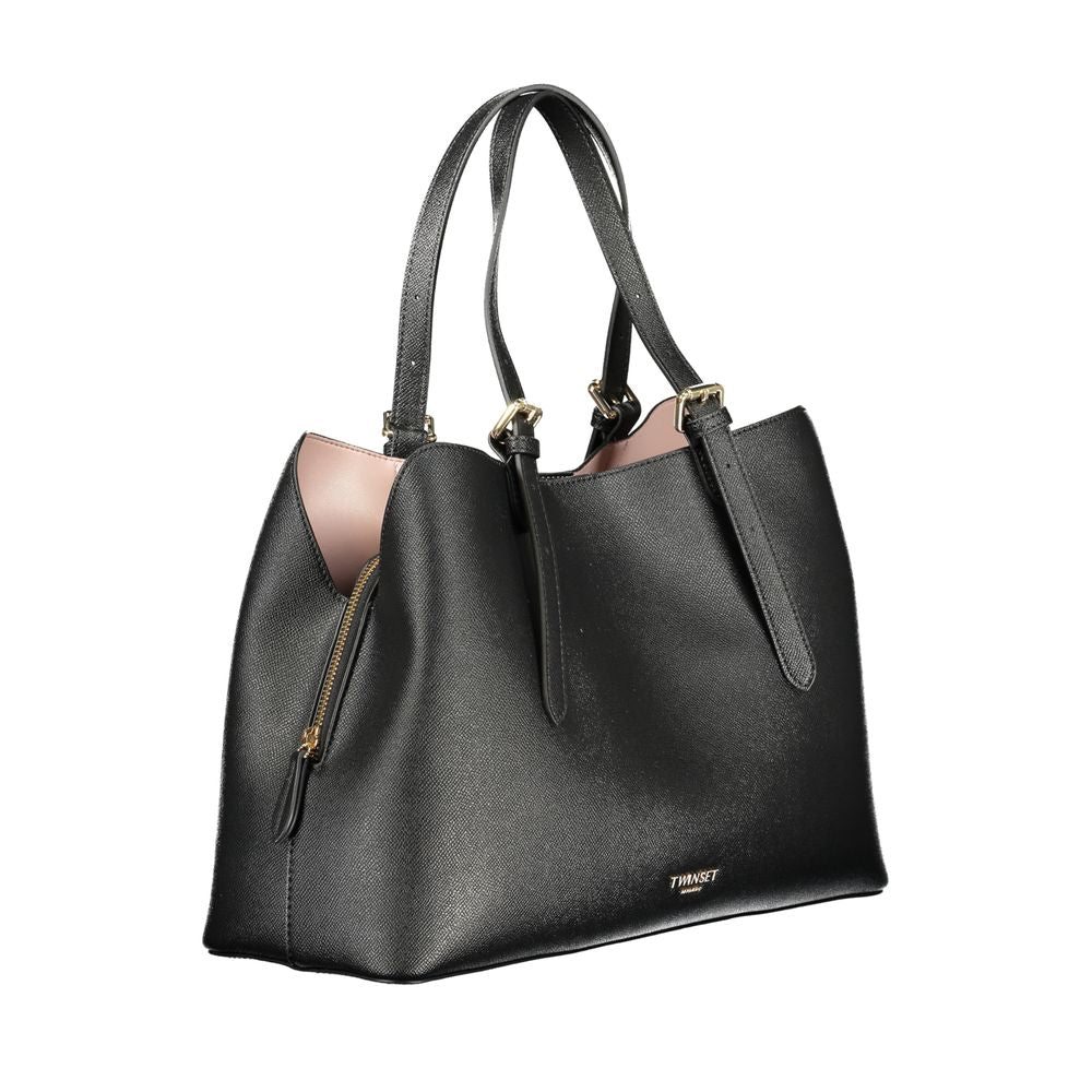 Twinset Nero Polyurethan-Damen-Tasche – Produktansicht 3 | Arca Lucia