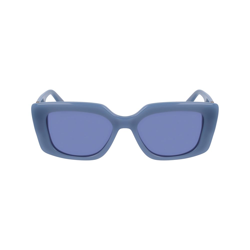 Karl Lagerfeld Blaue Sonnenbrille aus Acetat