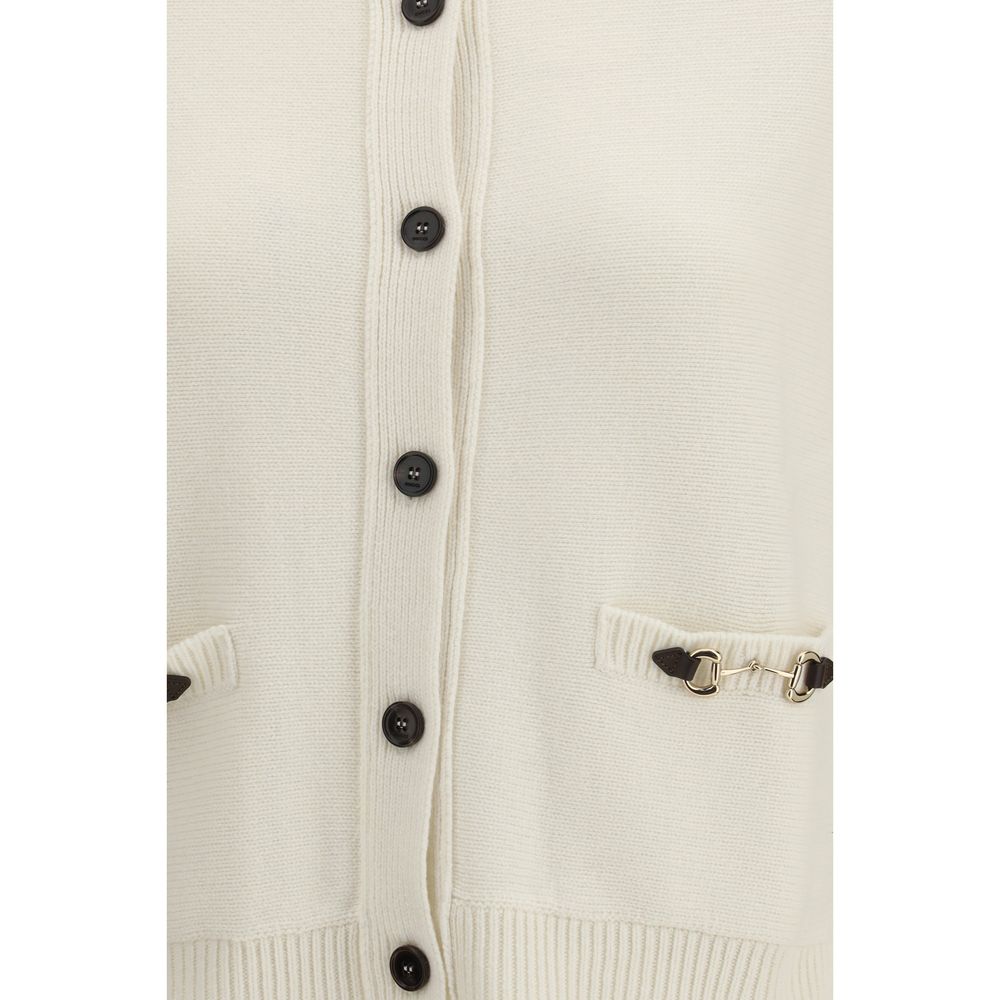 Gucci Beige Wollstrickjacke