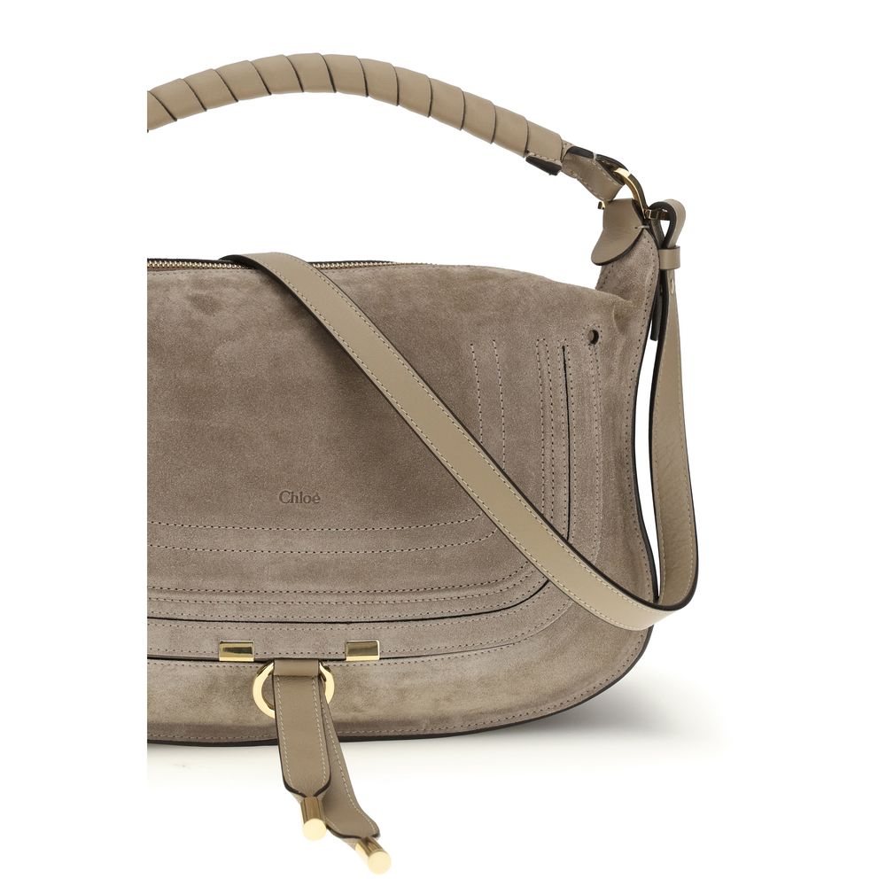 Chloé Beige Kalbsleder Bos Taurus Schultertasche