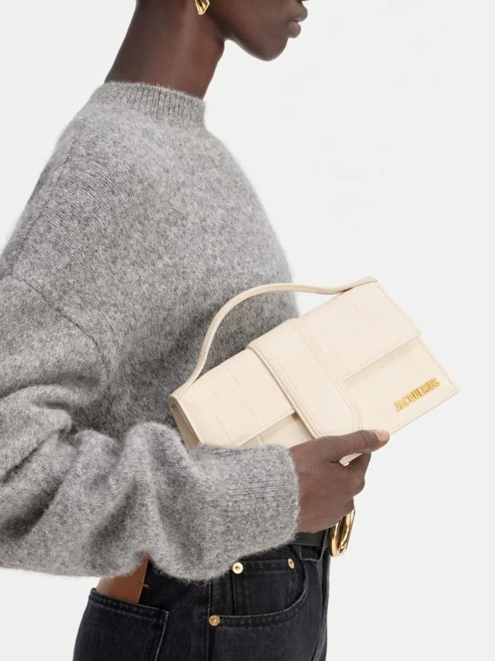 Jacquemus Umhängetasche aus Leder in Weiß