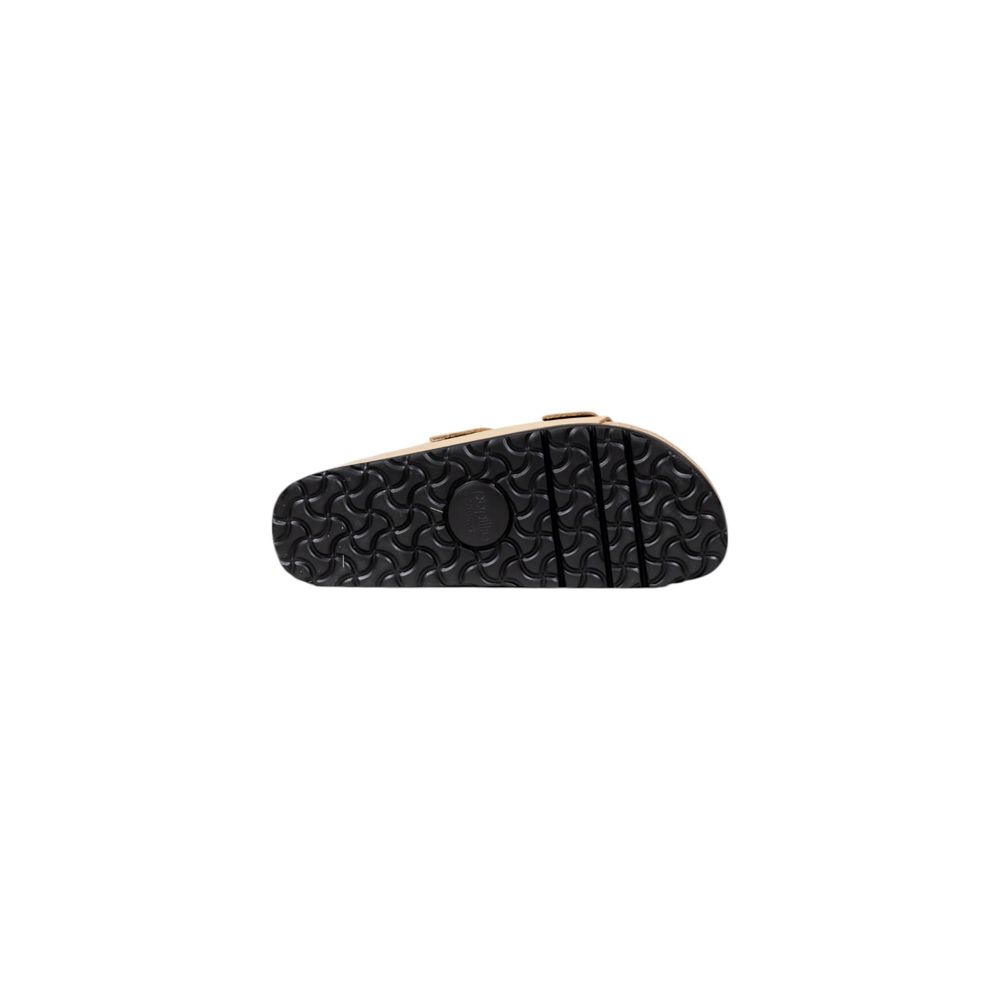 Birkenstock Arizona Flex Beige Synthetic Platform Sandals
