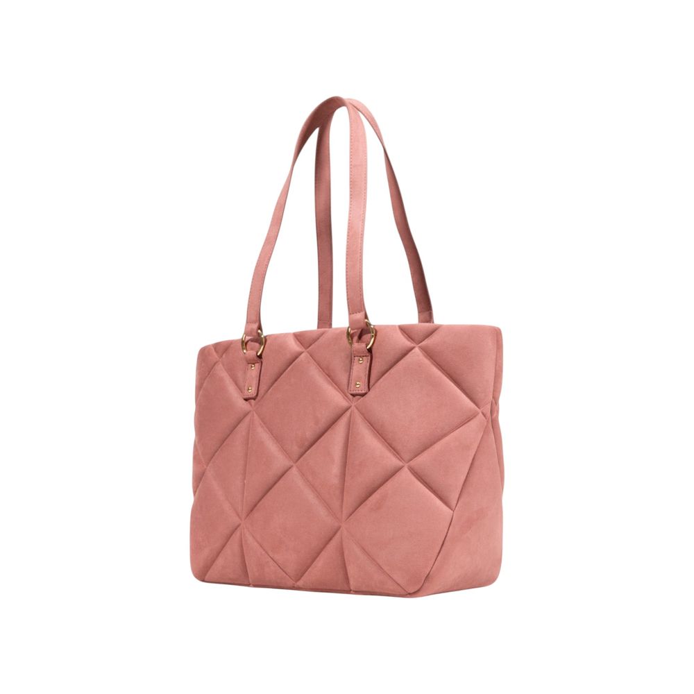 Love Moschino Handtasche aus rosa Wildleder
