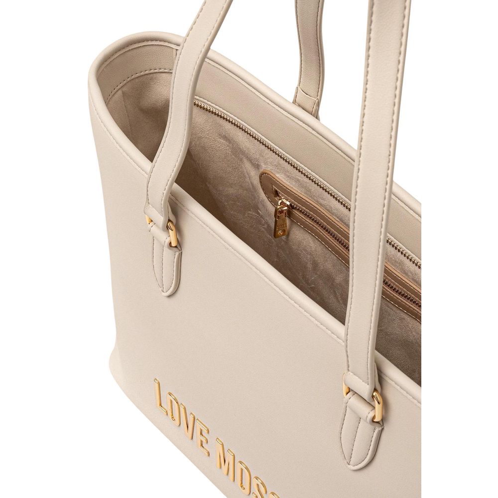 Love Moschino Handtasche in Beige