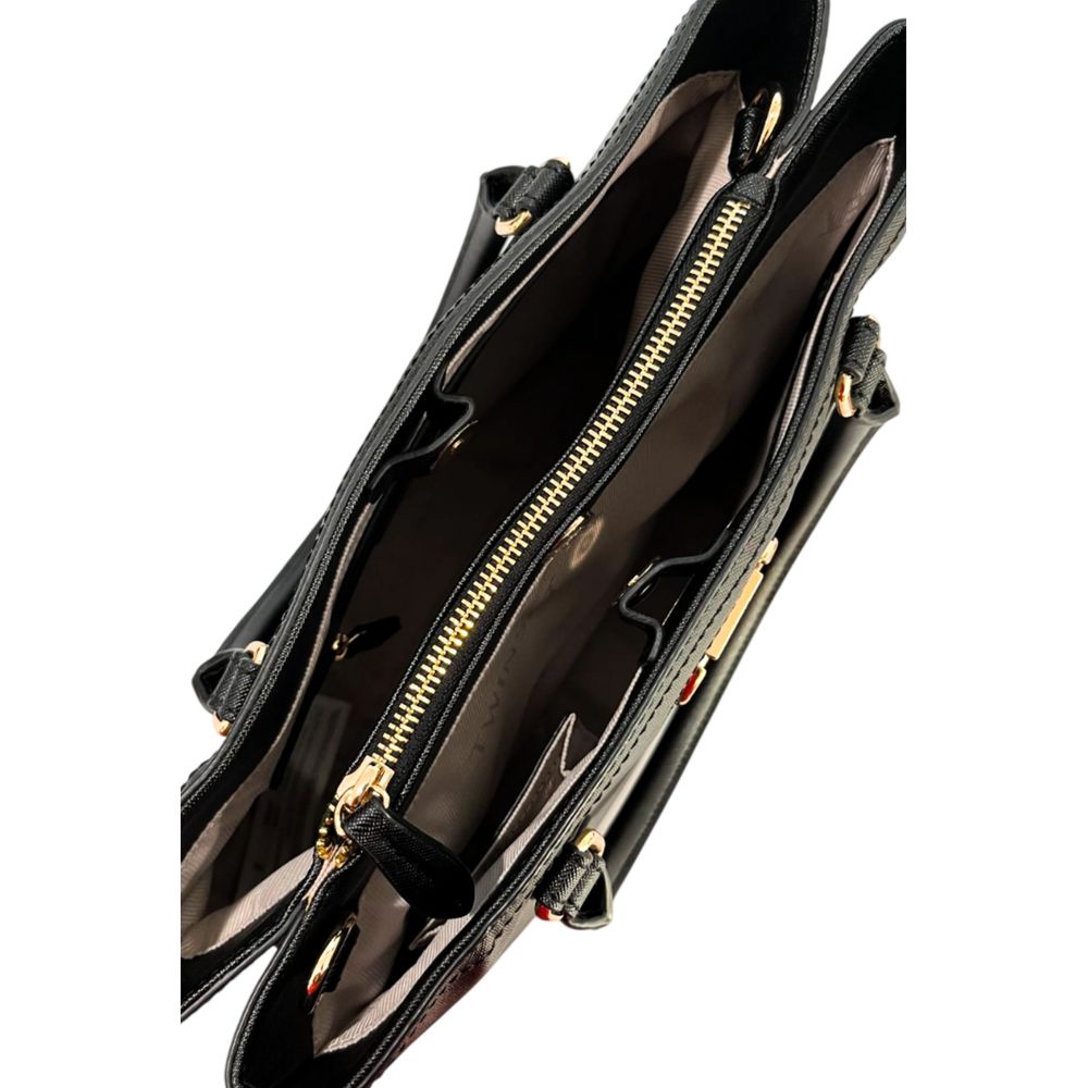 Twinset Damen-Schultertasche aus gelbem Polyurethan