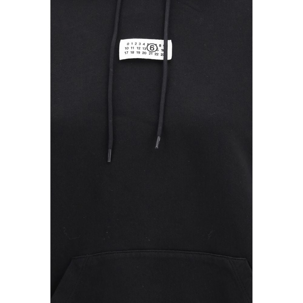 MM6 Blackr Cotton -Sweatshirt