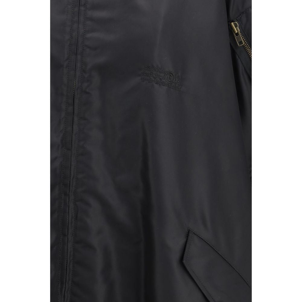 MM6 Jacke aus Nylon in Schwarz