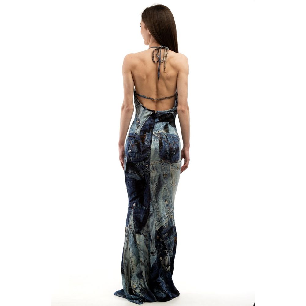 Love Moschino Kleid aus Viskose in Mehrfarbig