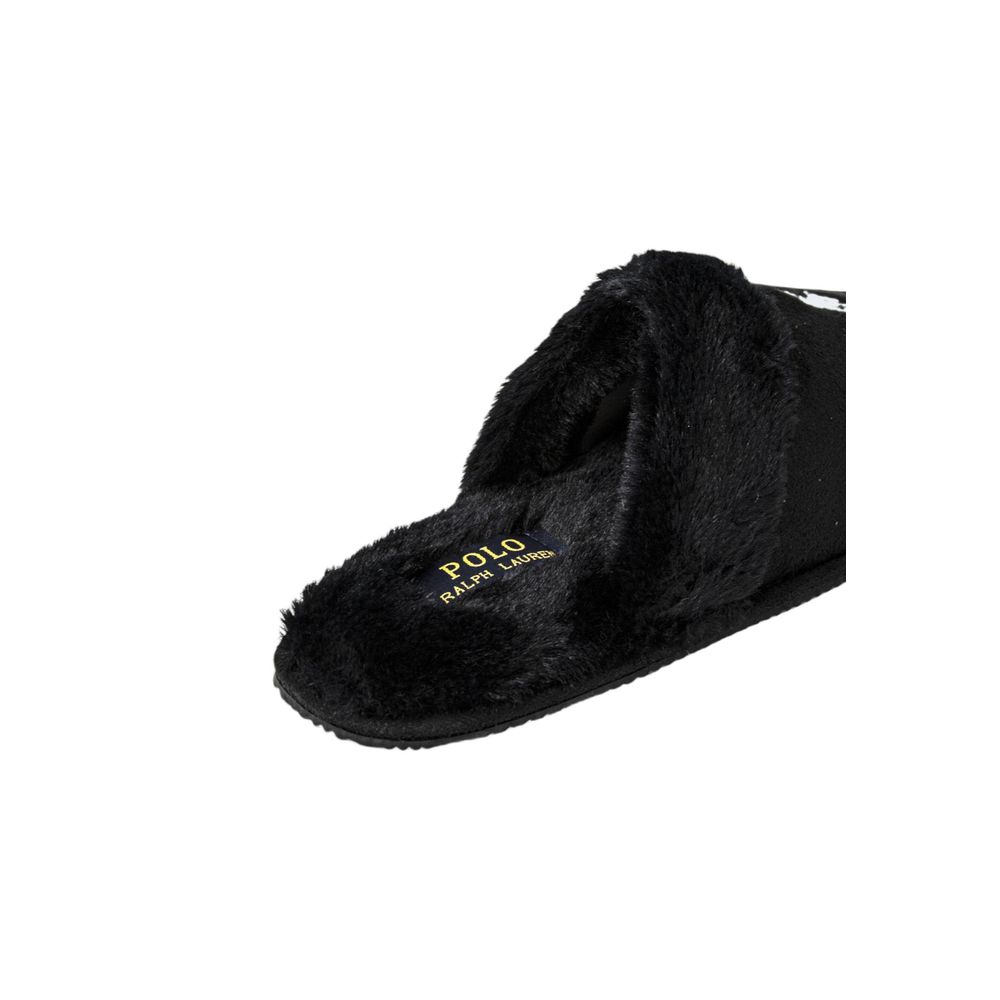 Pantofole nere Ralph Lauren Summit Scuff