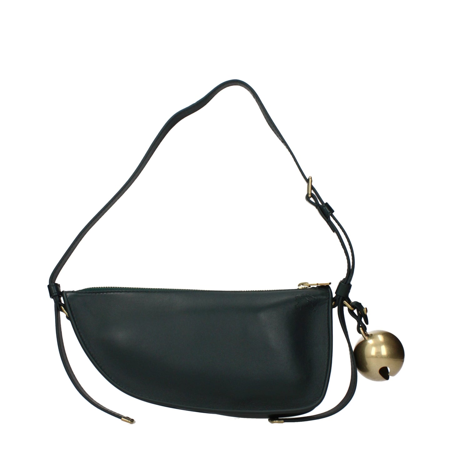 Burberry Grüne Leder Schultertasche