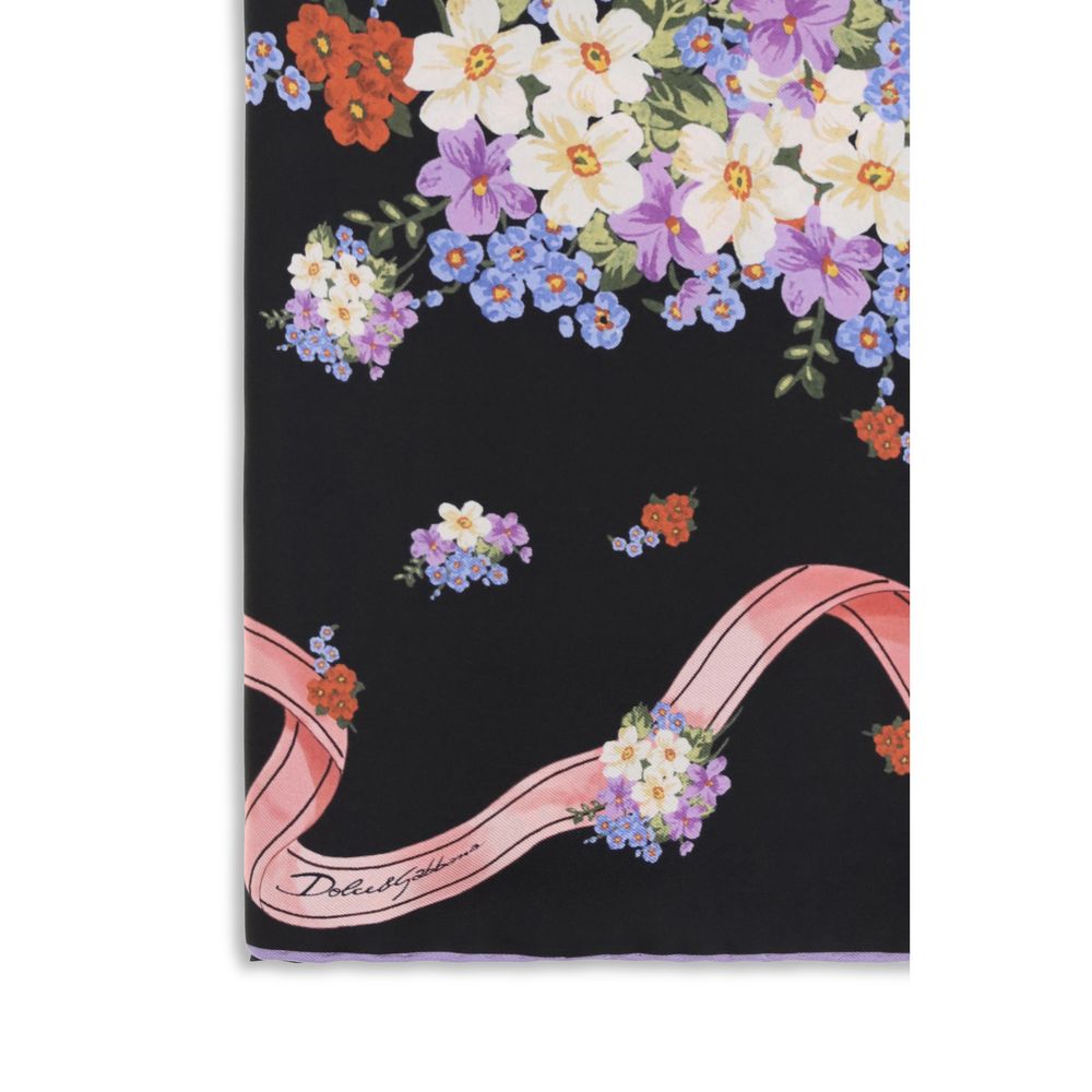 Dolce & Gabbana Mehrfarbiger Seidenschal – Ansicht 3 | Arca Lucia