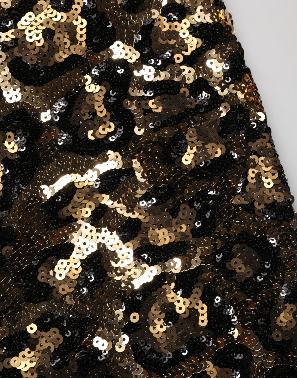 Dolce & Gabbana Gold Polyester Trousers
