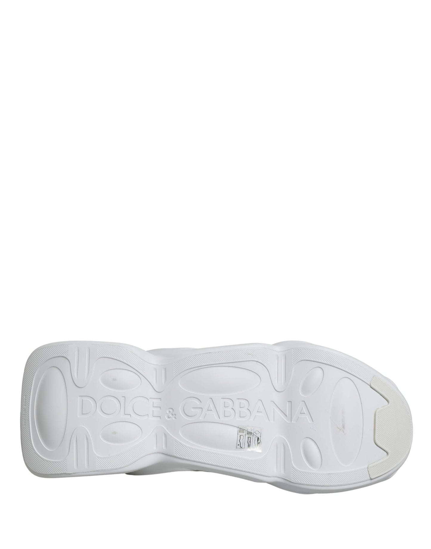 Dolce & Gabbana Weiß Slip On Wave Low Top Turnschuhe Schuhe