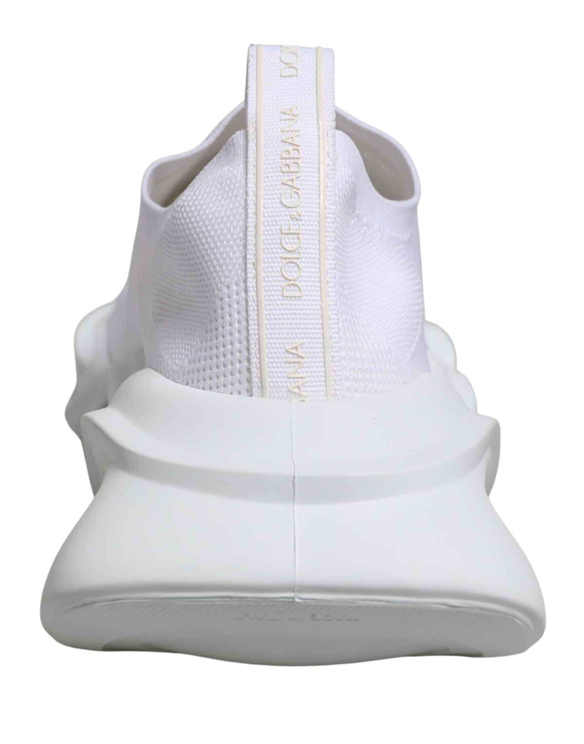 Dolce & Gabbana White Polyester Sneakers