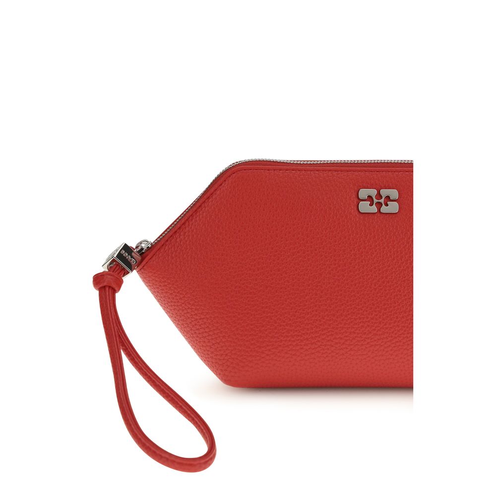 Ganni Pochette porta-trucco Bou multicolore in pelle riciclata