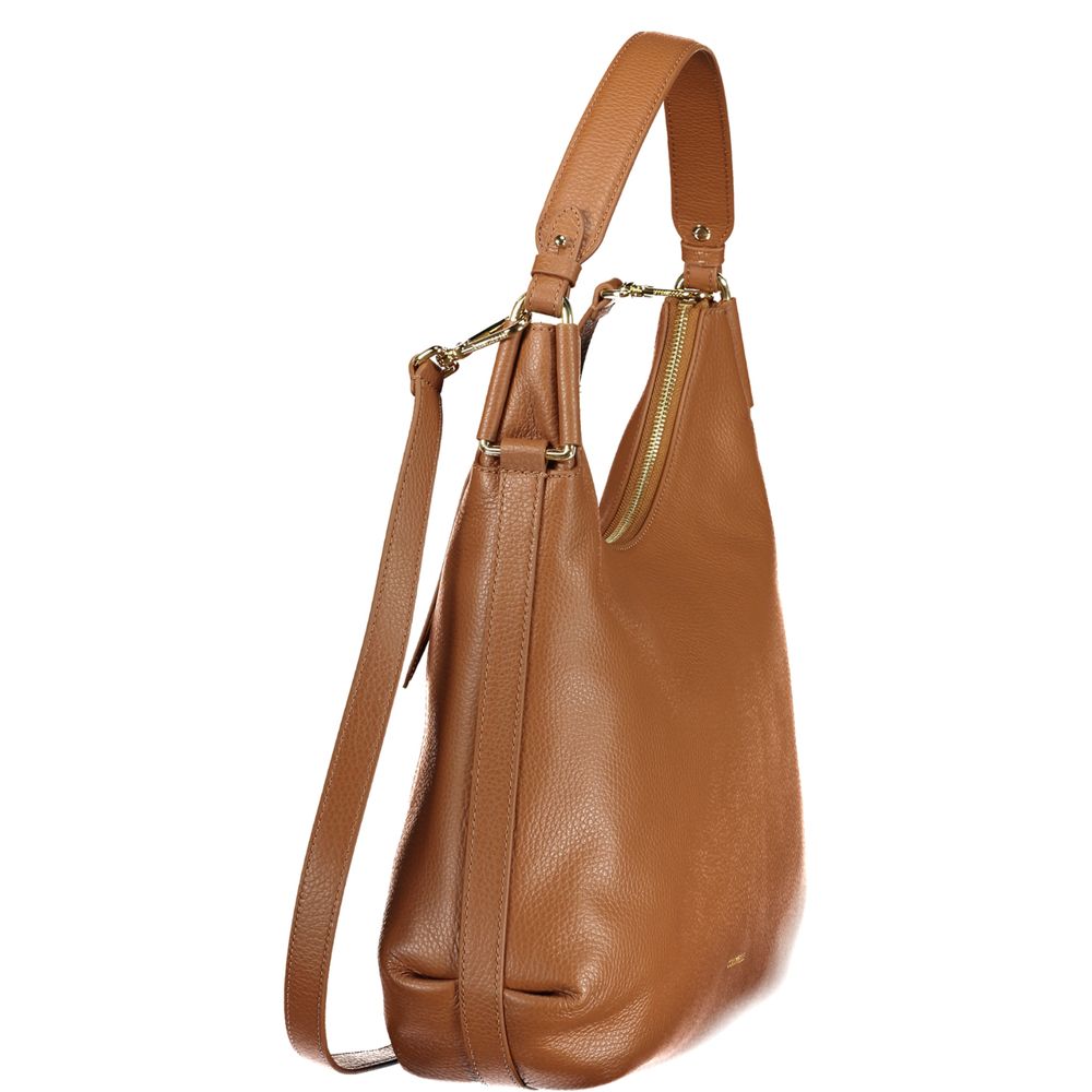 Coccinelle Braune Lederhandtasche