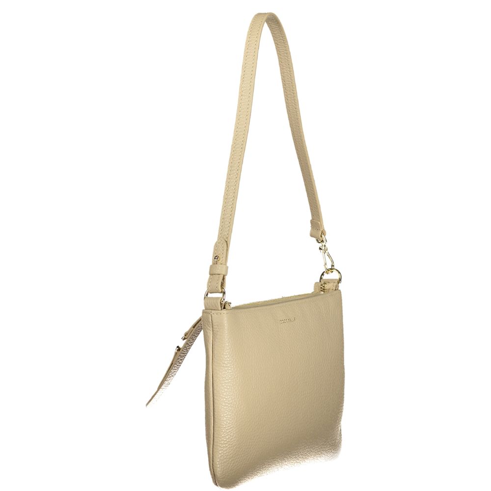 Coccinelle Damenhandtasche aus beigem Leder