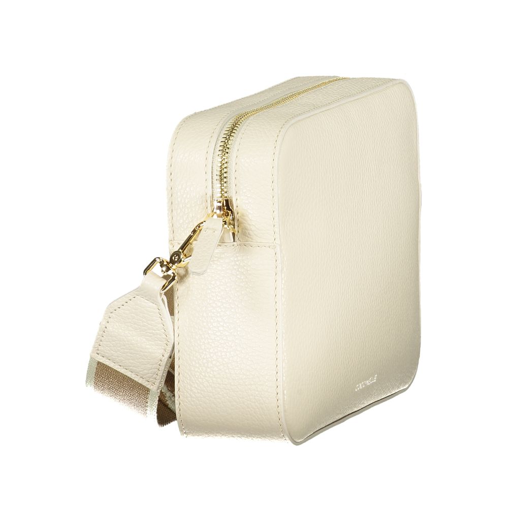 Borsa da donna Coccinelle in pelle bianca