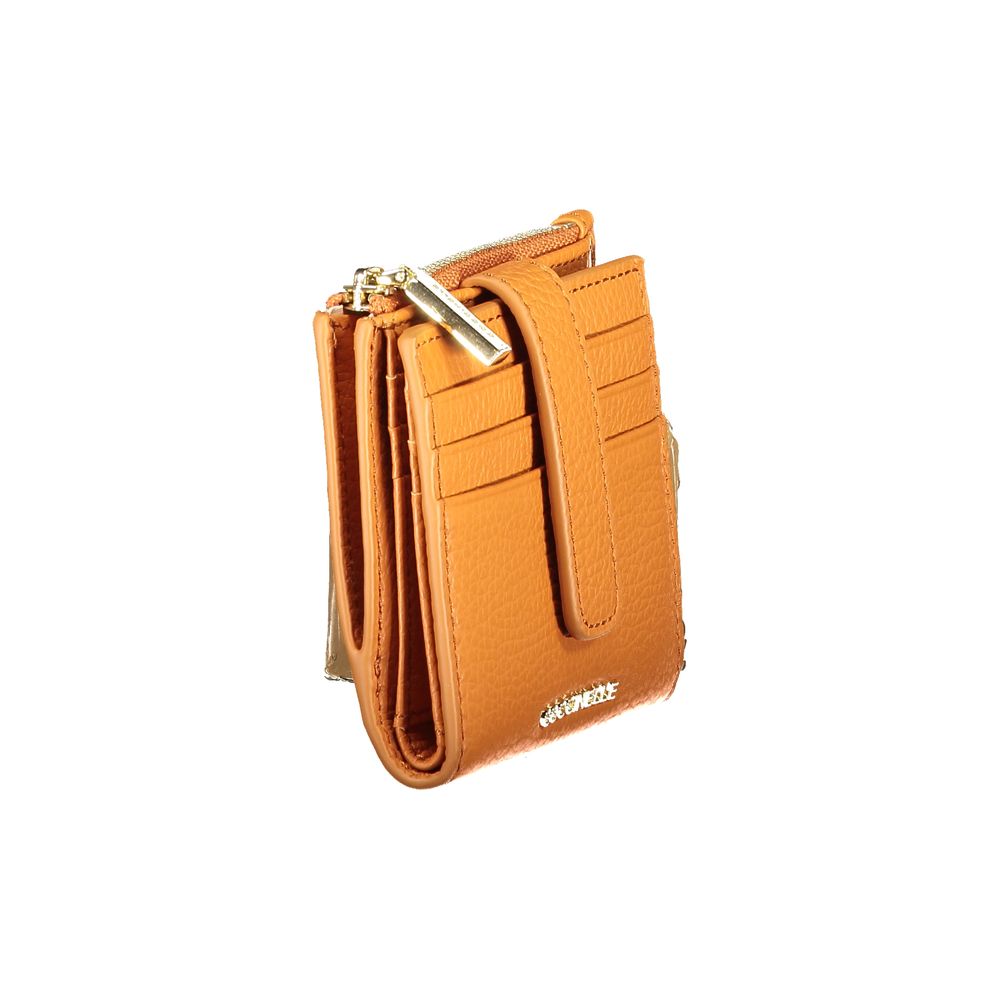Coccinelle Arancione Pelle Damen Geldbörse