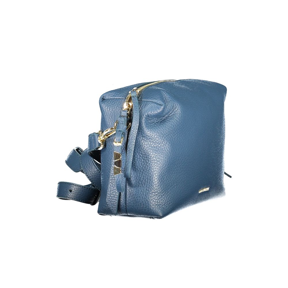 Coccinelle Nory Blaue Leder-Schultertasche – Produktansicht 3 | Arca Lucia