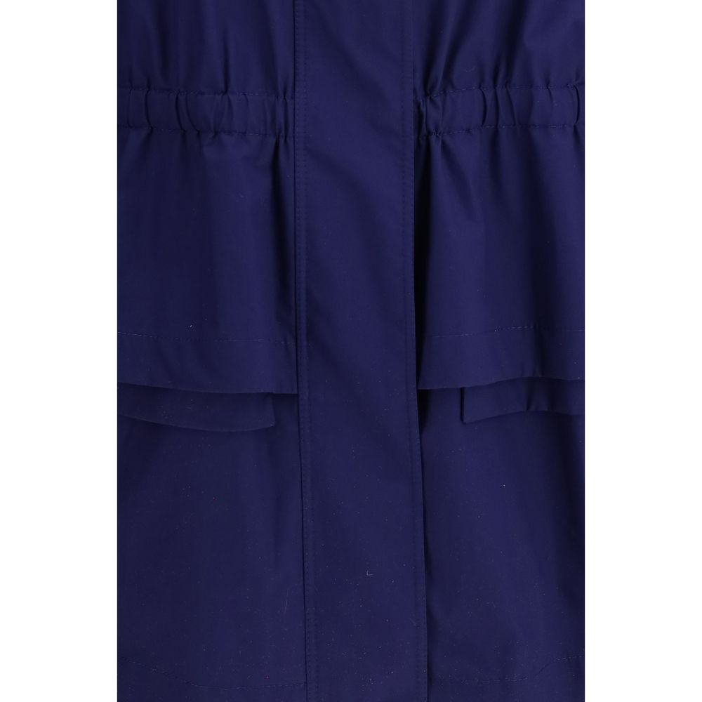Fendi Blauer Baumwollparka