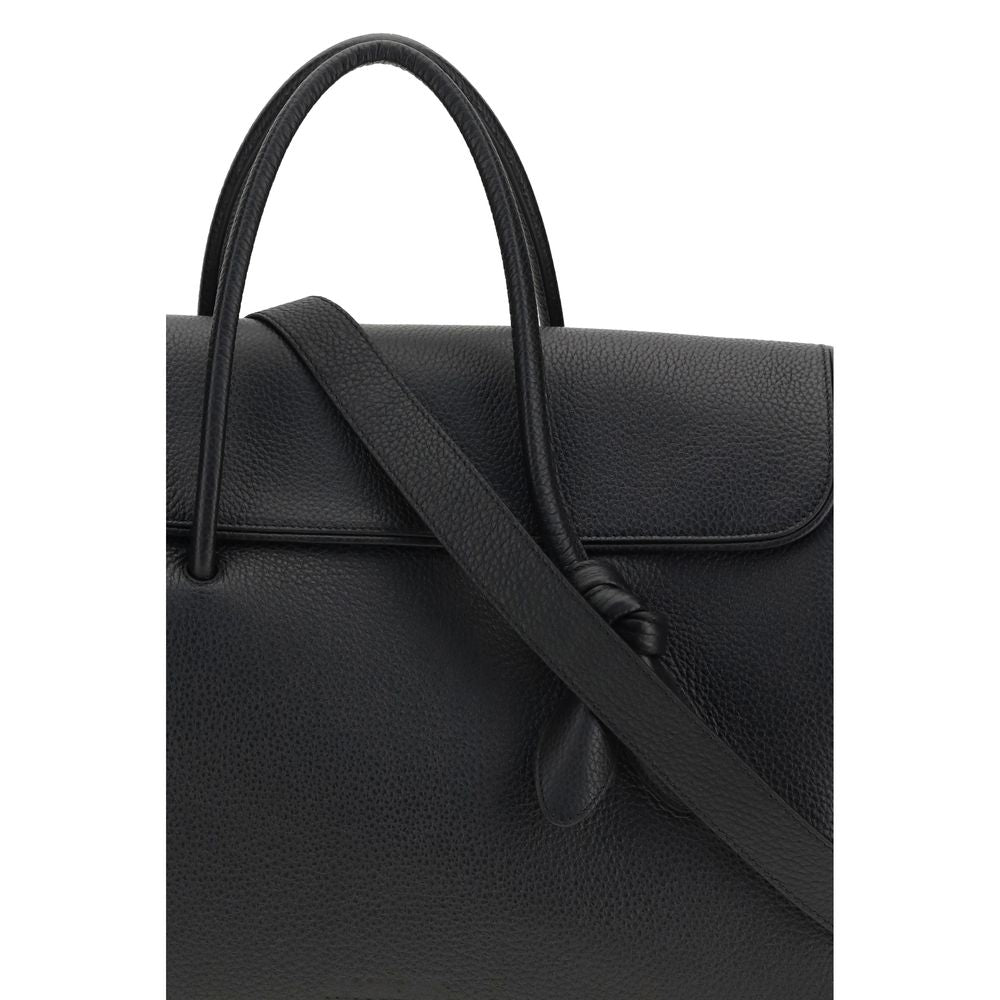 Jacquemus Schwarze Kalbsleder Bos Taurus Handtasche