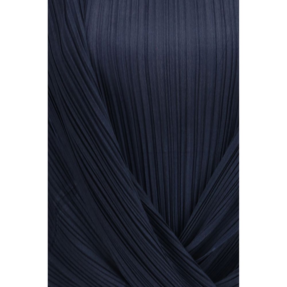Giorgio Armani Blaue Viskose-Bluse