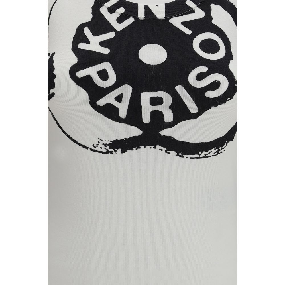 Kenzo Weiße Baumwoll-Tanktops