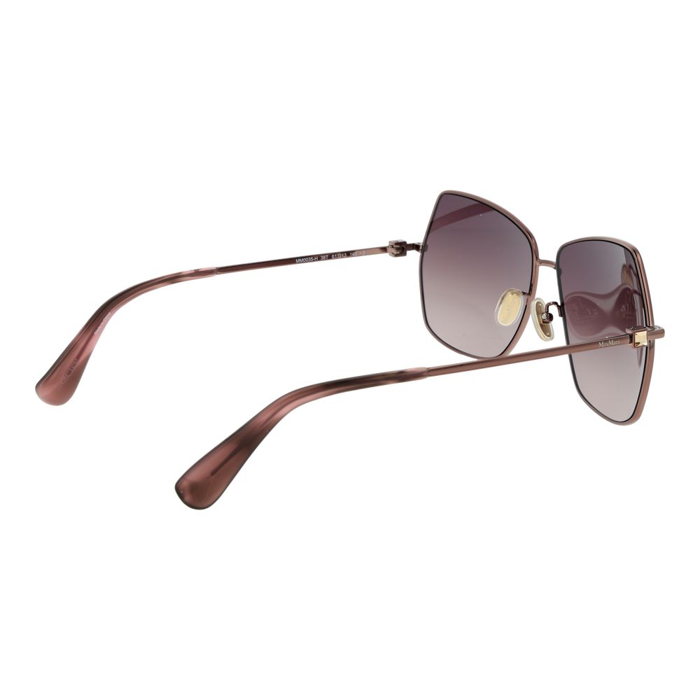 Max Mara Sonnenbrille aus Bronze-Metall
