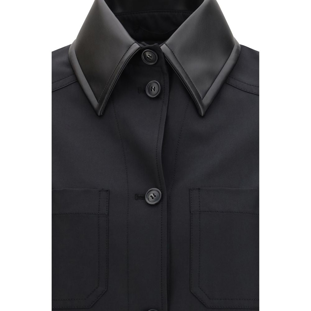 Max Mara Schwarzes Hemd aus Polyester