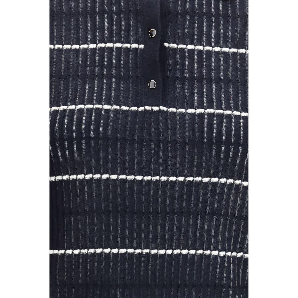 Max Mara blus polo in seta