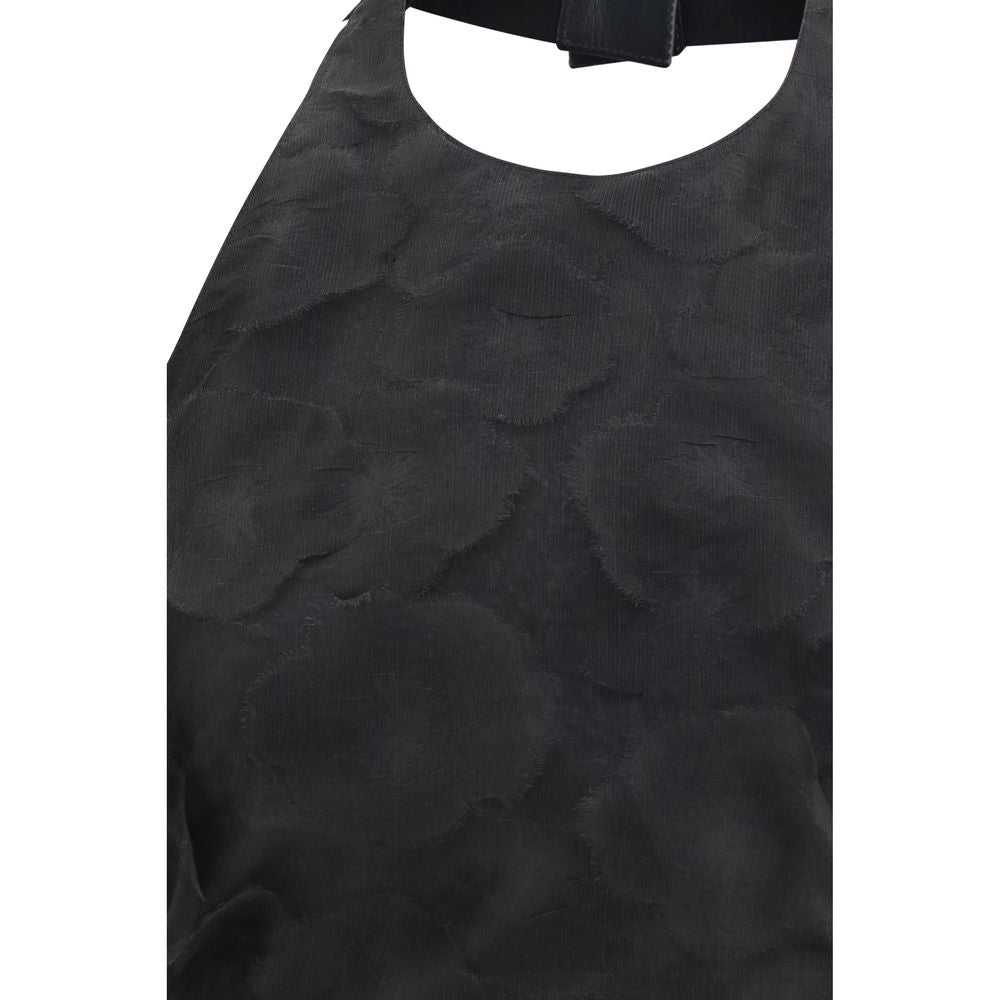 Max Mara Blacks Silk Shirt with Muster