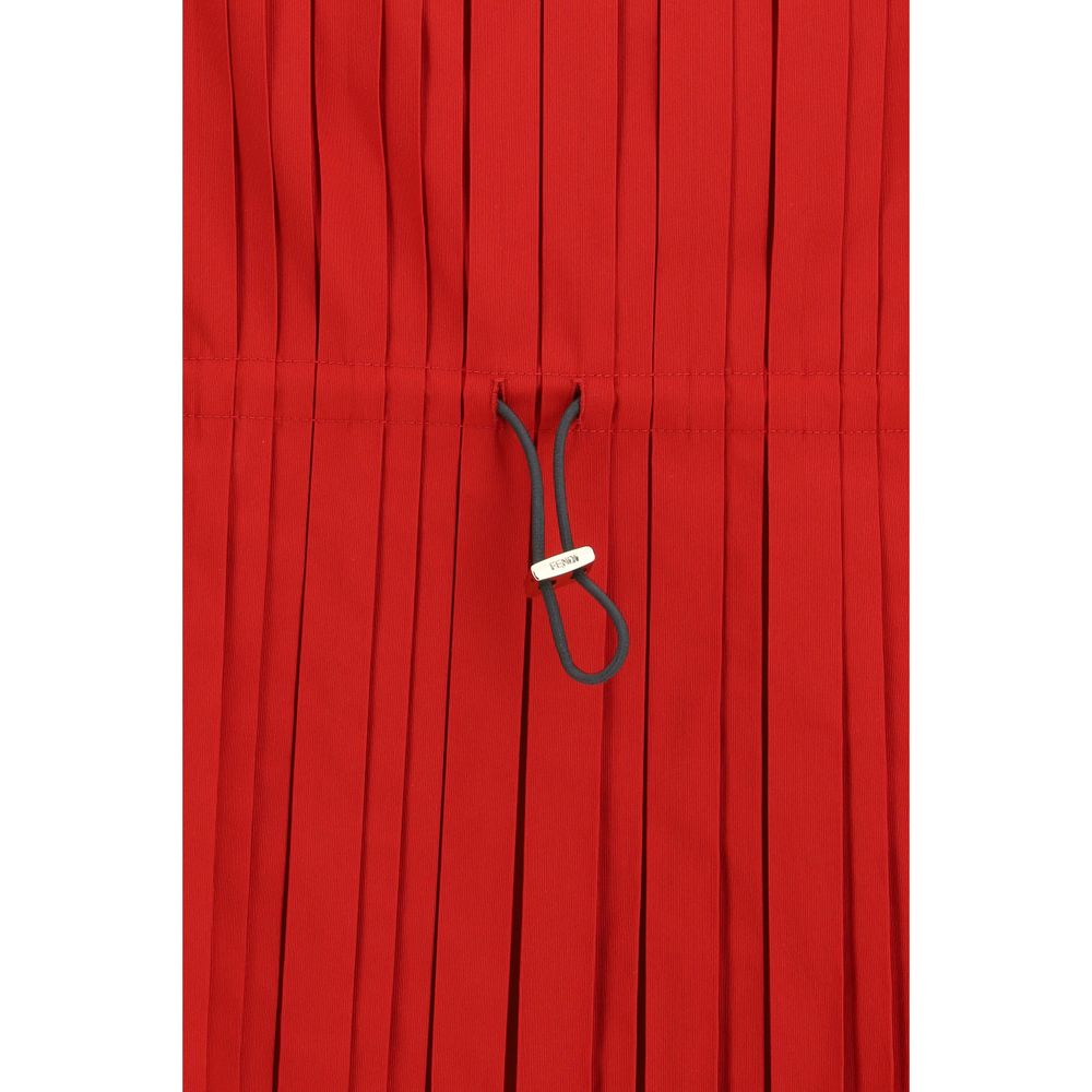 Fendi Mehrfarbiges Polyester-Cocktailkleid