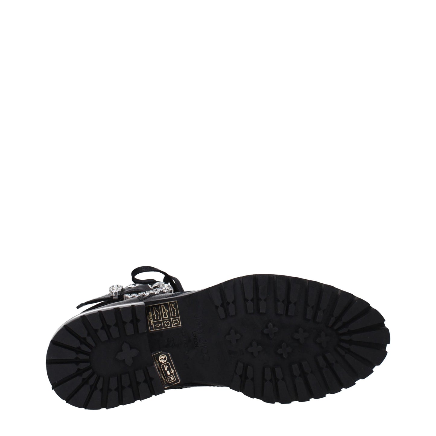Jimmy Choo Schwarze Leder-Stiefeletten