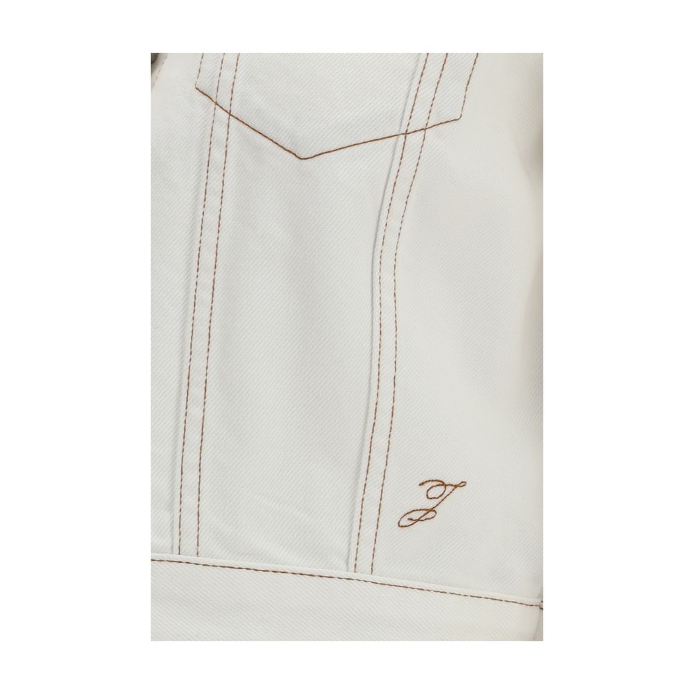 Jacquemus Weiße Jeansjacke aus Baumwolle