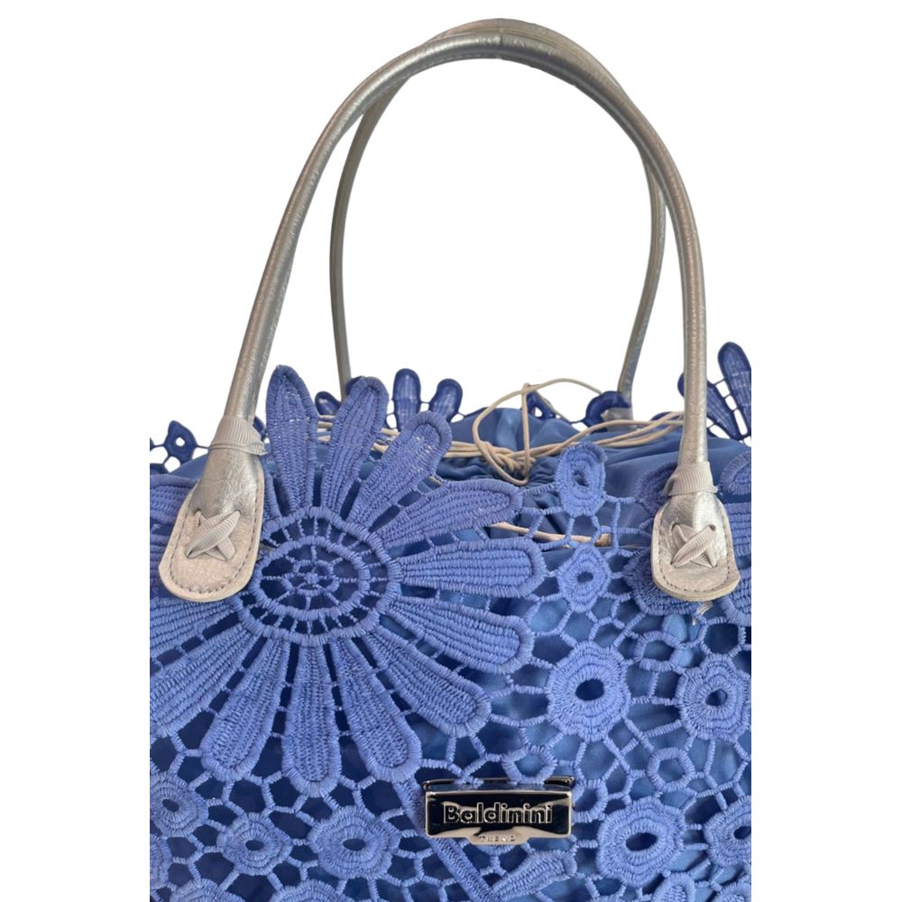 Baldinini Trend Blaue PU-Damenhandtasche