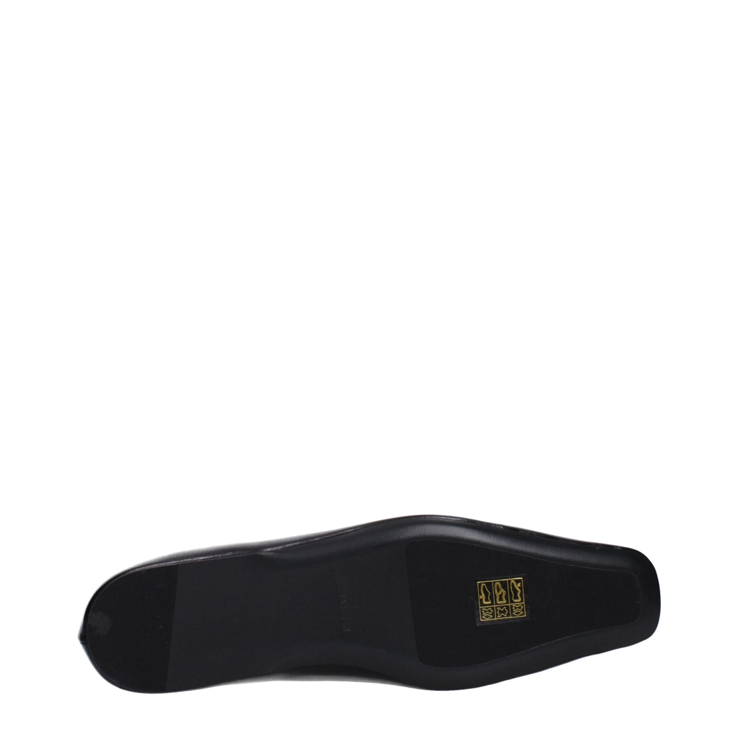 Jil Sander Schwarze Ballerinas aus Leder
