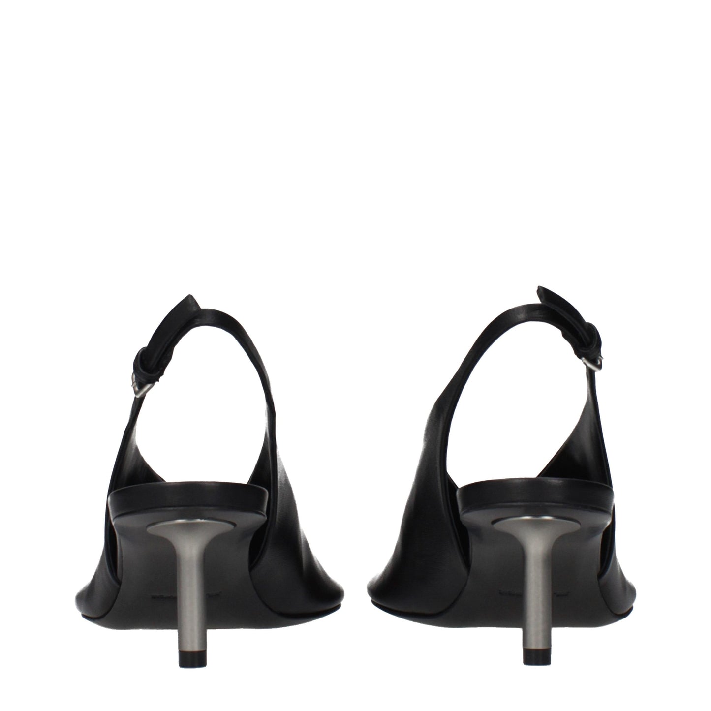 Jil Sander Schwarze Leder Pumps mit hohem Absatz
