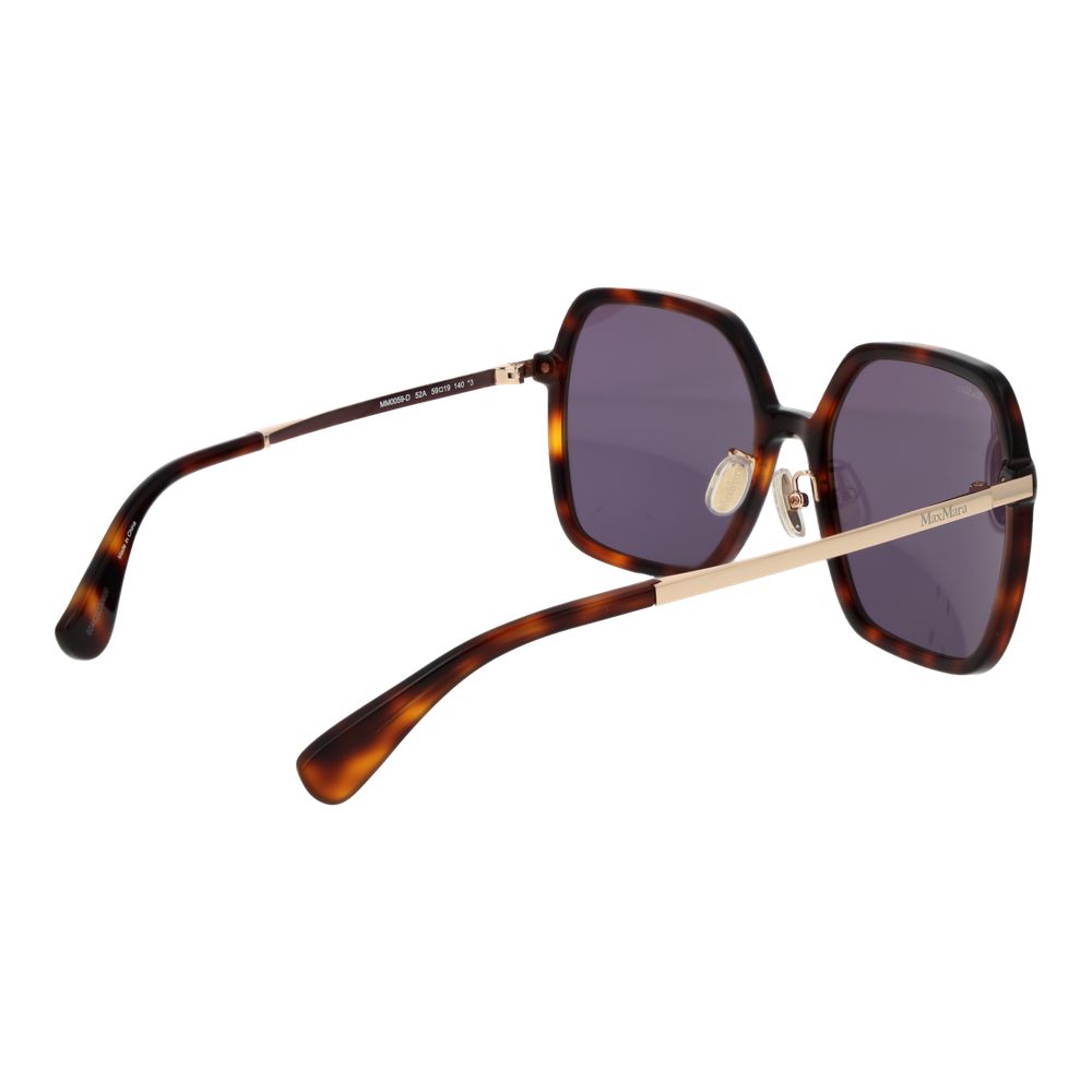 Max Mara Braune Sonnenbrille aus Acetat