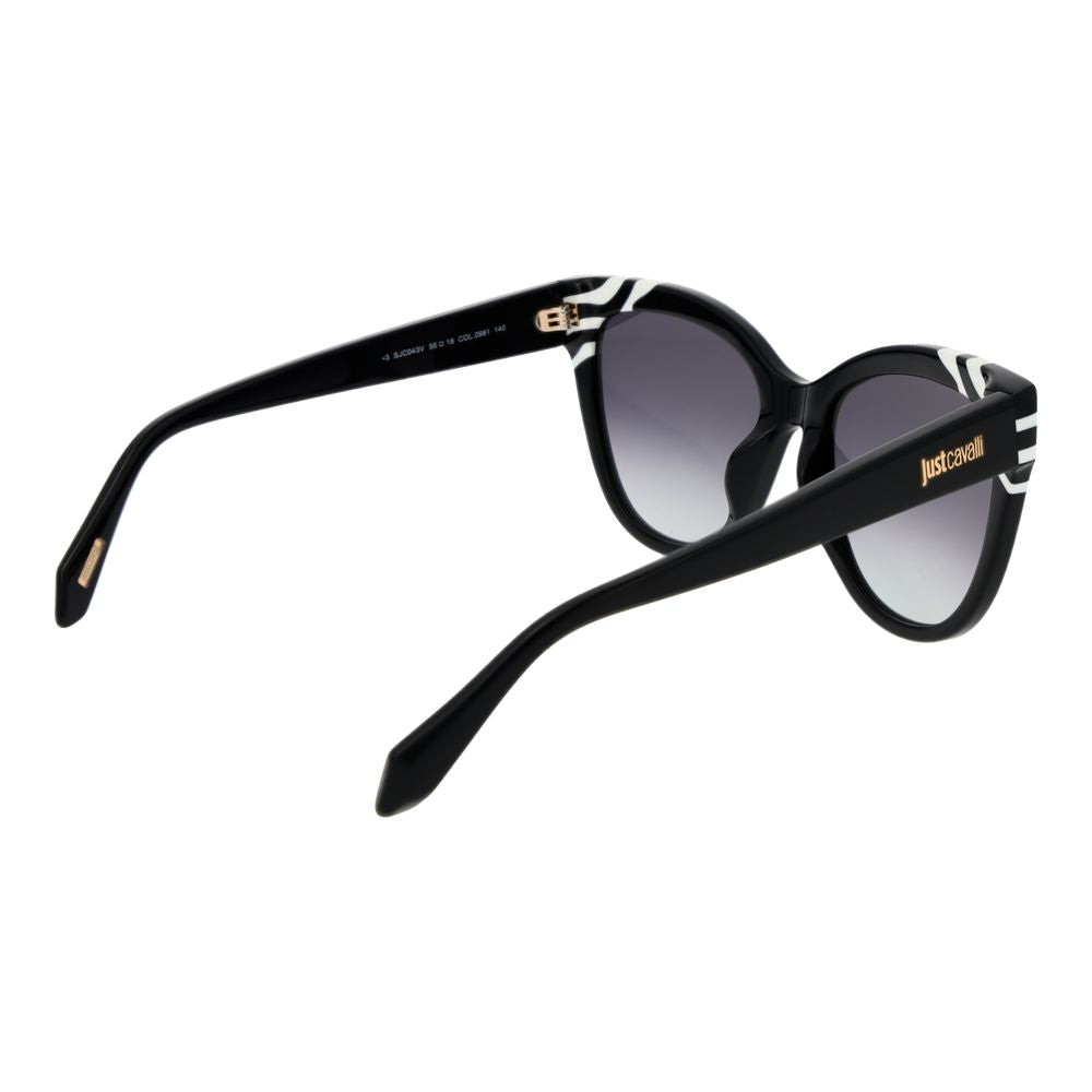 Just Cavalli Sonnenbrille aus schwarzem Celluloseacetat