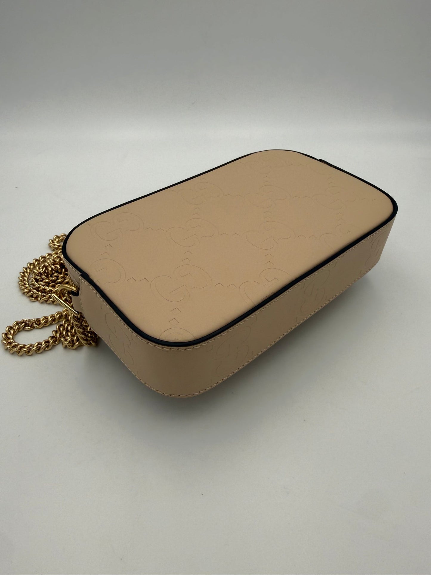 Gucci GUCCI GG Jumbo Beige mit Fronttasche Umhängetasche