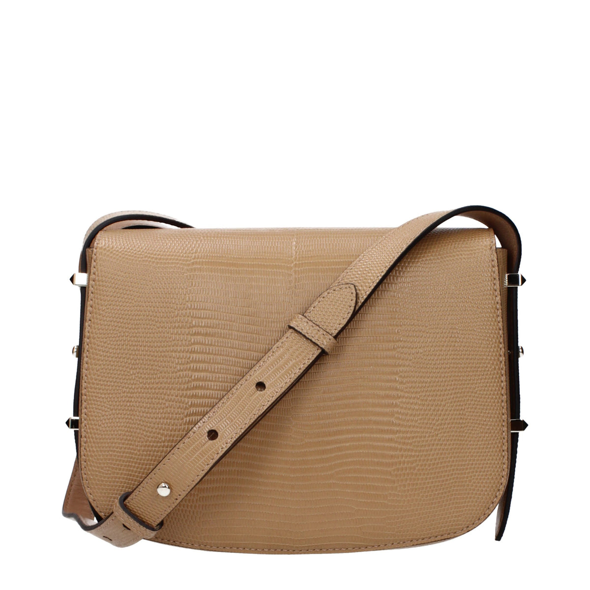 Jimmy Choo Braune Leder-Crossbody-Tasche – Produktansicht 3 | Arca Lucia