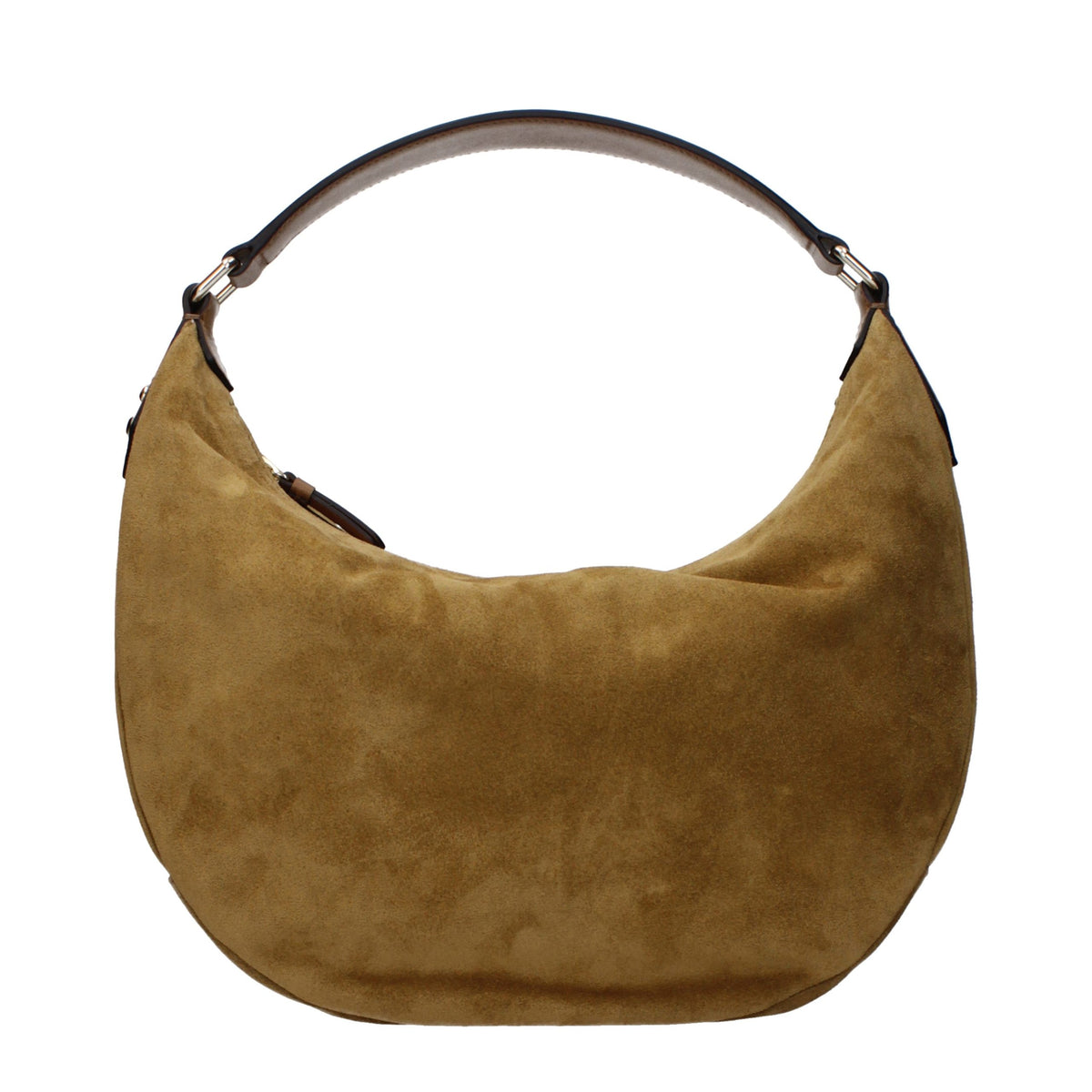 Jimmy Choo Braune Wildleder-Schultertasche – Produktansicht 3 | Arca Lucia