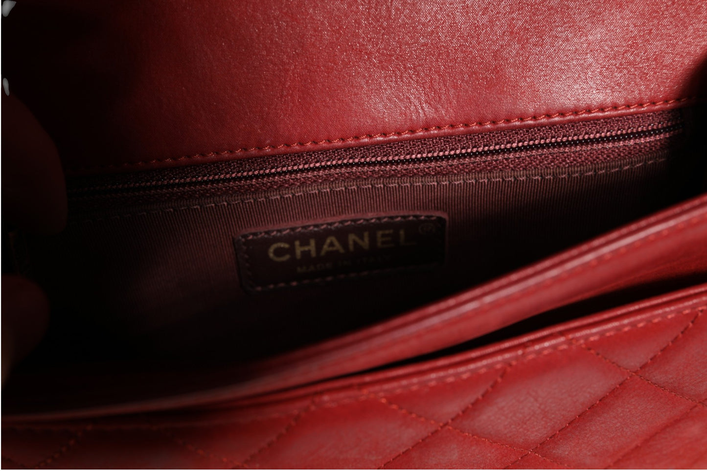 Chanel Mini Flap Bag Lammleder Geflochtenes Kalbsleder Goldfarbene Metallbeschläge