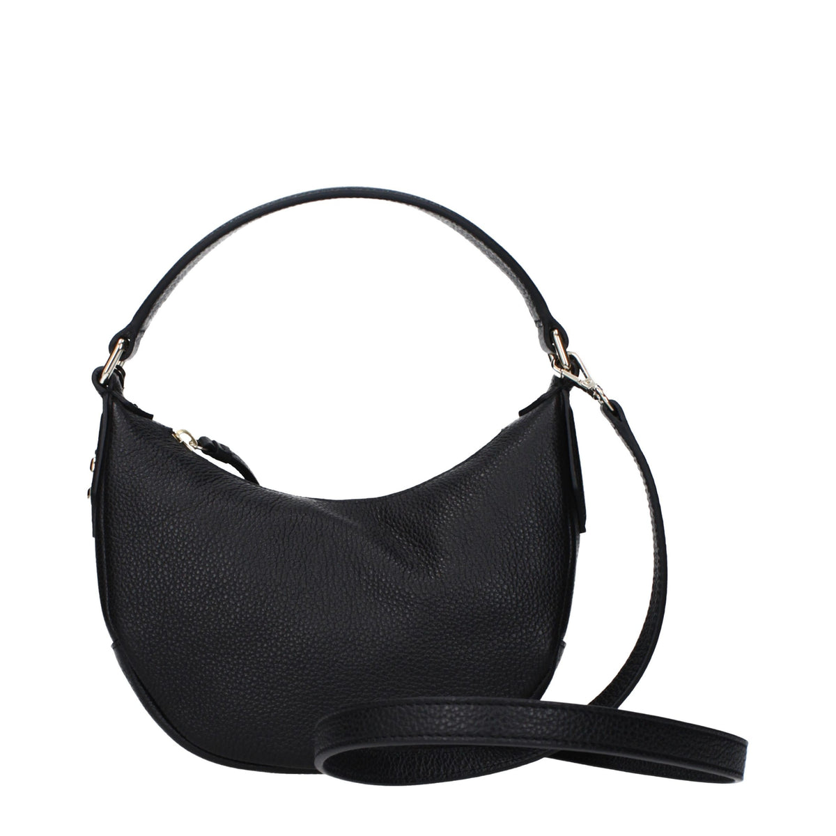 Jimmy Choo Bets Schwarze Leder-Handtasche mit Vintage-Effekt – Produktansicht 3 | Arca Lucia