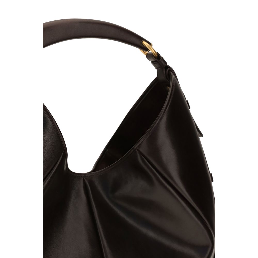 Saint Laurent Schultertasche aus Wildleder in Braun